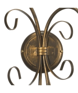 APPLIQUE 2 LUCI ONLI "ODINO" BRONZO E14